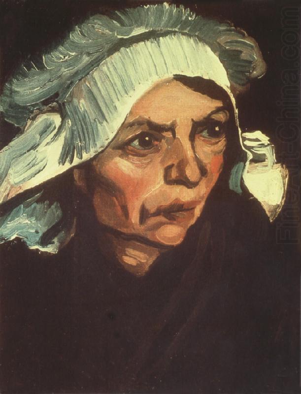 Head of a Peasant Woman with White Cap (nn04), Vincent Van Gogh